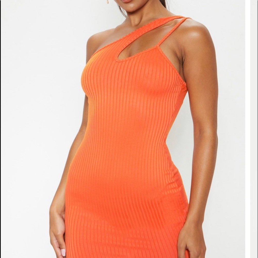 PLT Orange Dress
